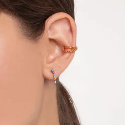 Thomas Sabo Stiftörhängen Individuellt Stenar i Färg Guld – H2138-488-7
