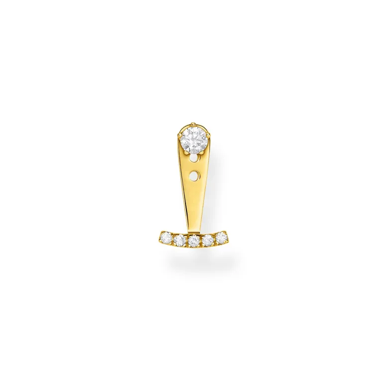 Thomas Sabo Stiftörhängen Individuellt Vita Stenar Guld – H2152-414-14 (MEGA KAMPANJ)