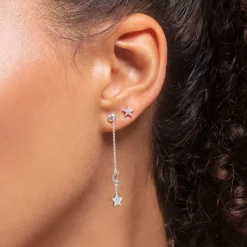 Thomas Sabo Stiftörhängen Individuellt Stjärna Silver – H2134-051-14