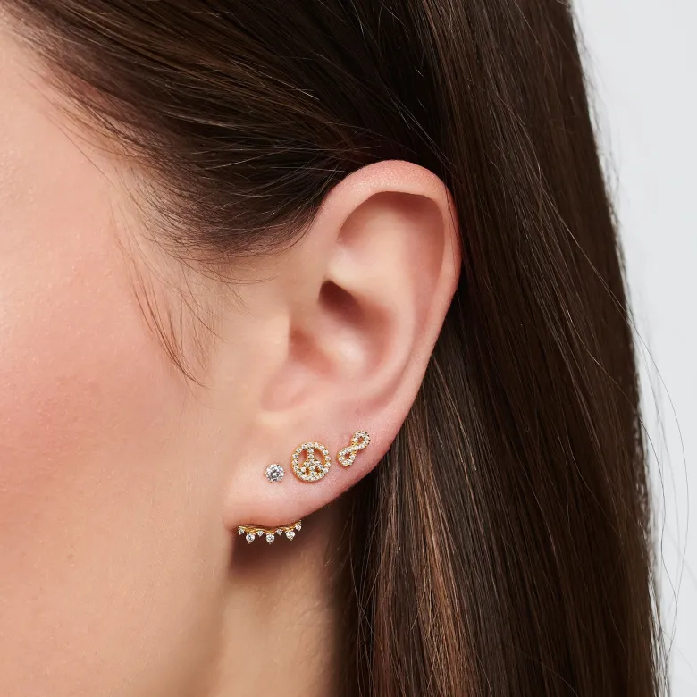 Thomas Sabo Stiftörhängen individuellt infinity guld – H2216-414-14 (MEGA KAMPANJ)