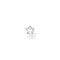 Thomas Sabo Stiftörhängen individuellt vit sten guld – H2148-414-14 (MEGA KAMPANJ)
