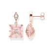 Thomas Sabo Stiftörhängen Rosa Sten Med Stjärna – H2108-417-9