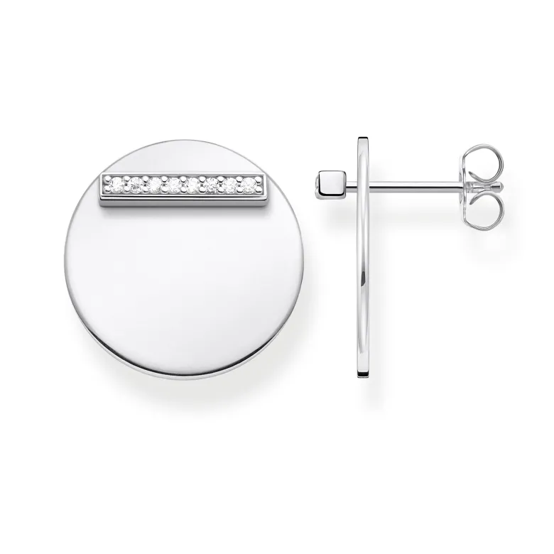 Thomas Sabo Stiftörhängen Together Bricka Silver – H2096-051-14 (MEGA KAMPANJ)