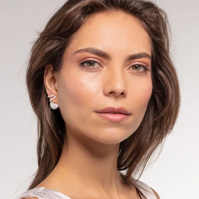 Thomas Sabo Stiftörhängen Together Bricka Silver – H2096-051-14 (MEGA KAMPANJ)