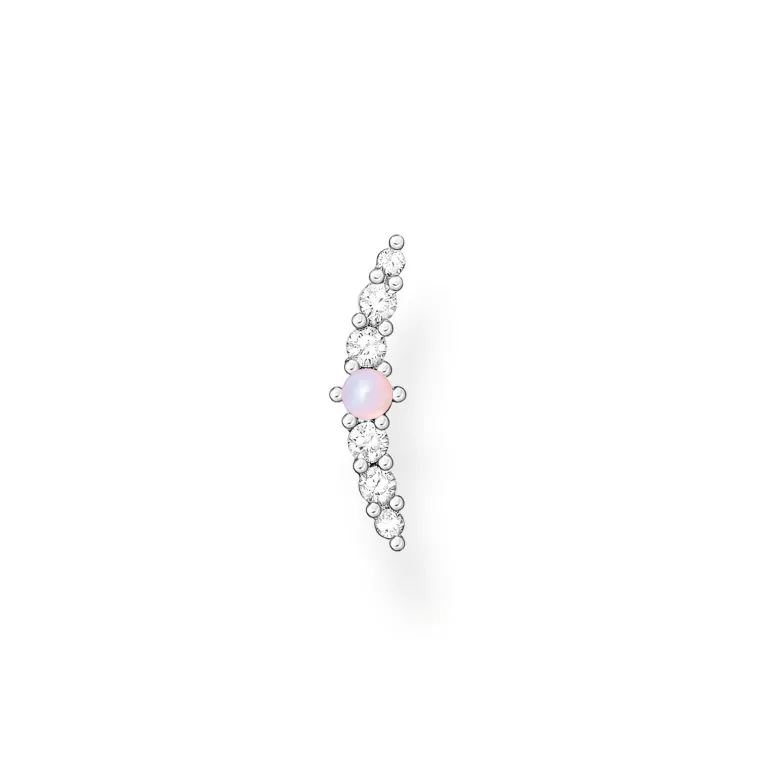 Thomas Sabo Stiftörhängen Vintage Opalfärgad Sten Rosa Skimrande – H2182-166-7