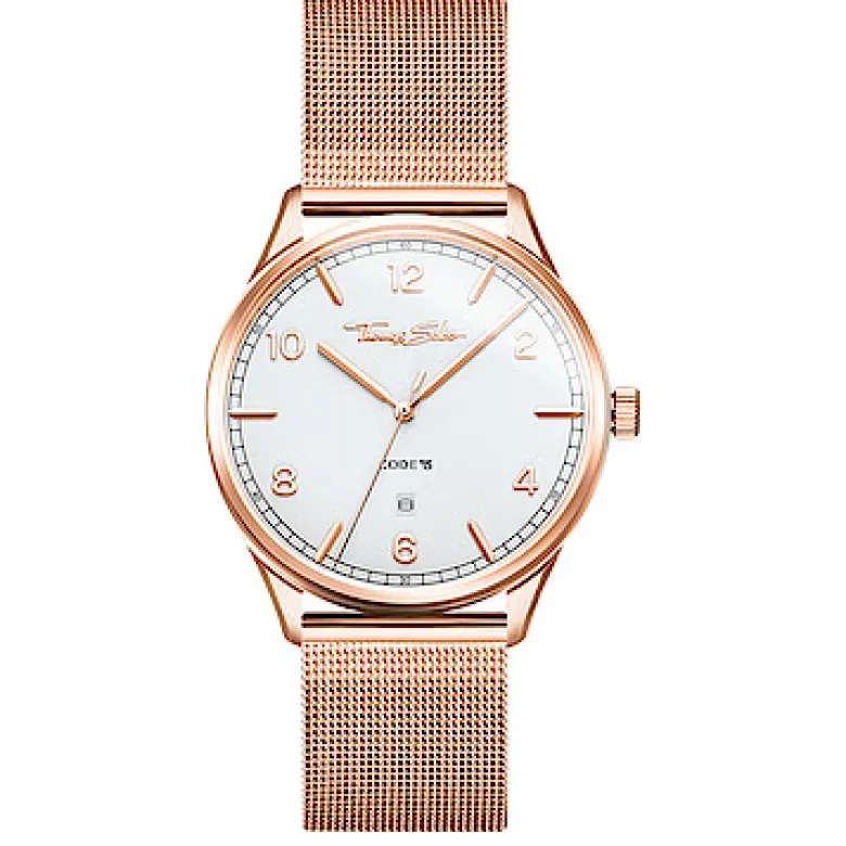 Thomas Sabo Unisexklocka Code TS Roseguld WA0341-265-202 ( Mega Kampanj )