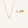 VIDAL & VIDAL SET Halsband & Örhängen CZ X7700938