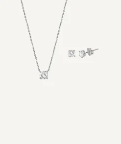 VIDAL & VIDAL SET Halsband & Örhängen CZ X6700538