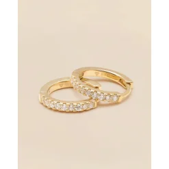 YLVA LI Alliance Diamond Örhängen – Gold 8681