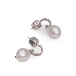 YLVA LI Bertha Baroque Pearl Örhängen Silver 6122