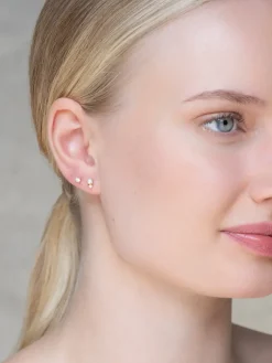 YLVA LI Diamond Pearl Örhängen – Gold 8711