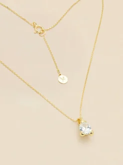 YLVA LI Embla Halsband Crystal – Guld