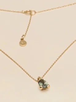 YLVA LI Embla Halsband Tourmaline – Guld
