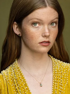 YLVA LI Embla Halsband Tourmaline – Guld