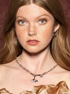 YLVA LI Embla Leaf Charm – Silver