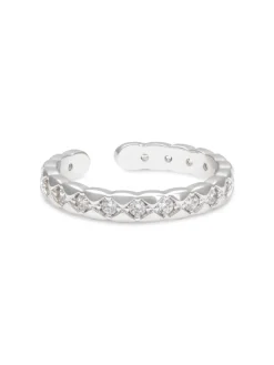 YLVA LI Mademoiselle Ring Crystal Silver 3072
