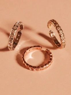 YLVA LI Mademoiselle Ring Crystal Guld 3071