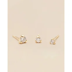 YLVA LI Signature Stud Diamond Örhängen 2,9mm – Gold 8623