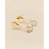 YLVA LI Signature Stud Diamond Örhängen 3,4mm – Gold 8625