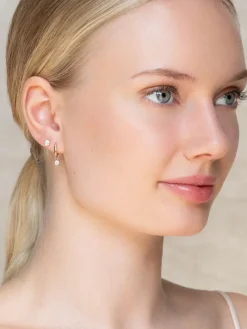 YLVA LI Stud Diamond Örhängen – Silver 8662